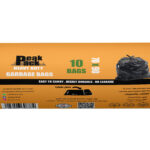 Peak pack Trash Bag Roll 10 bags size 70 cm X 90 cm