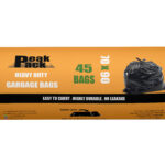 Peak pack Trash Bag Roll 45 bags size 70 cm X 90 cm