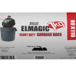 Elmagic Trash Bag Roll 1KG size 80 cm X 110 cm